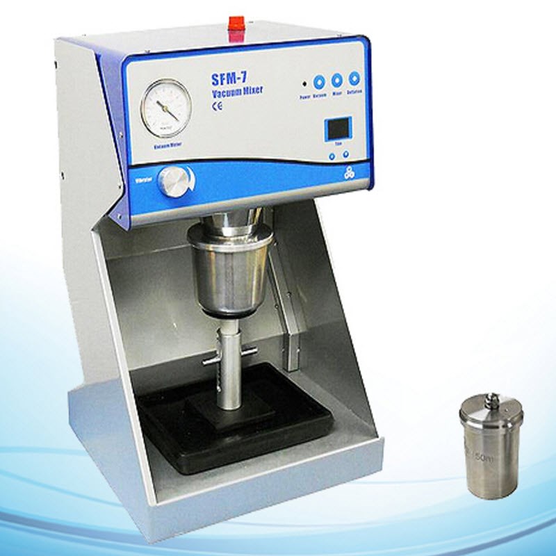 Small Vacuum Mixer (150 / 500ml) with Vibration Stage & Two Containers